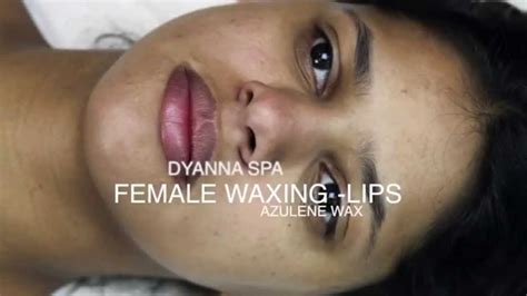 facial hair removal manhattan lip waxing for women in new york azulene wax youtube