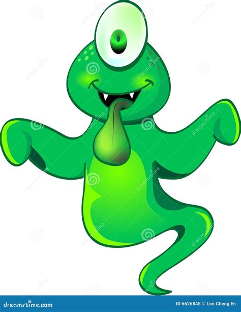 green ghost stock vector illustration  mysterious specter