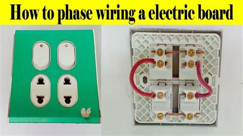 phase wiring  electric board    electric board  ho electric board