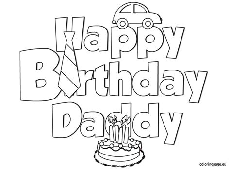 happy birthday dad coloring pages bestofcoloringcom