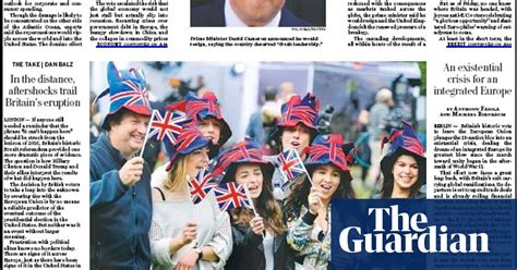 brexit front pages  pictures media  guardian