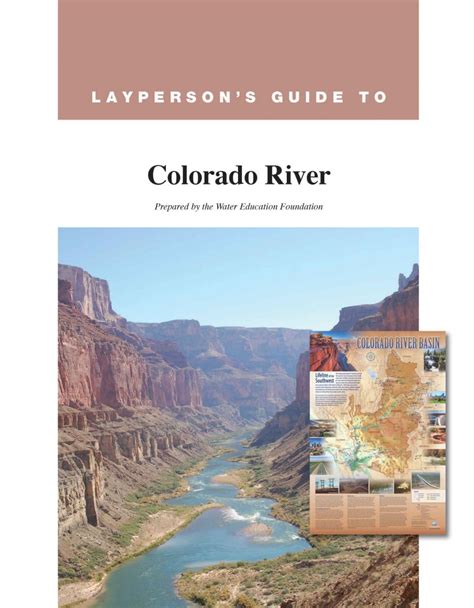 layperson s guide to the colorado river water education foundation