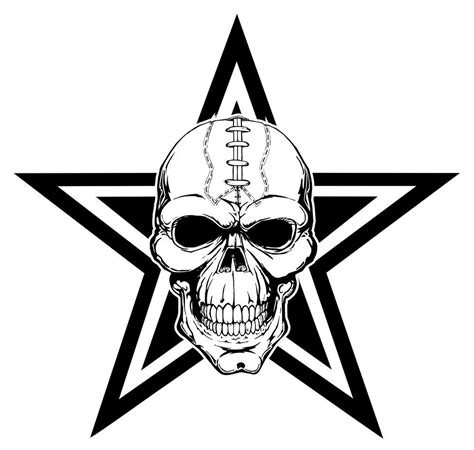 custom dallas cowboys football skull  shirt dallas cowboys skulls