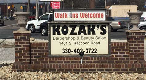 kozak barbershop beauty salon   raccoon  youngstown ohio