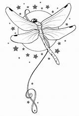 Dragonfly Libellule Coloriage Animaux Libelulas Libelula Freetattooideas Coloriages Skiss Colorier Tattoosbook Groovy sketch template