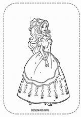 Princesa sketch template