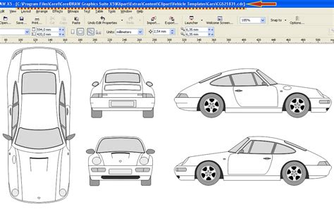 vehicle templates community site general questions coreldraw