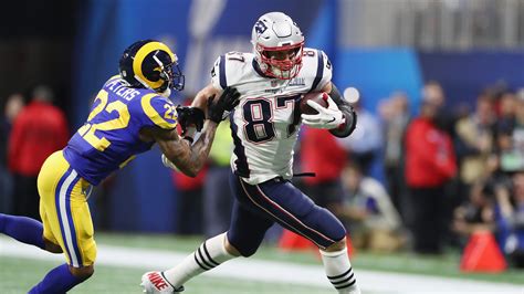 rob gronkowski s diving catch sets up first super bowl td