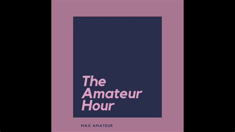 the amateur hour podcast 003 social media youtube