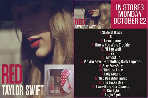 crosspath taylor swift  complete red album