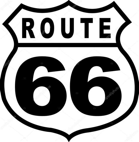 Route 66 Sign — Stock Vector © Clipartguy 17828163