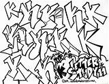 Graffiti Letters Coloring Pages Alphabet Alfabet Popular sketch template
