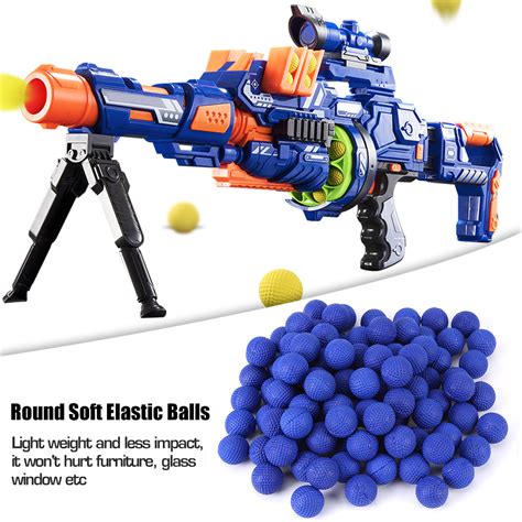 ammo refill pack nerf rival soft elastic bullet balls blue  strike ebay