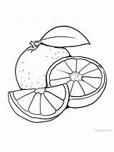 Orange Fruit Coloring Sheet Fruits Print Pages Colouring Oranges Printable Gaddynippercrayons sketch template