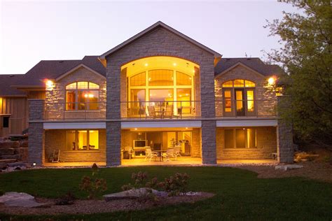 stinsons gables basement house plans lake house plans ranch house