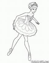 Ballerina Colorkid sketch template