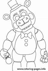 Fnaf Puppet Pages Coloring Drawing Getdrawings sketch template