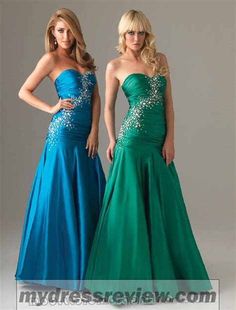 Green And Blue Prom Dresses Popular Choice 2017