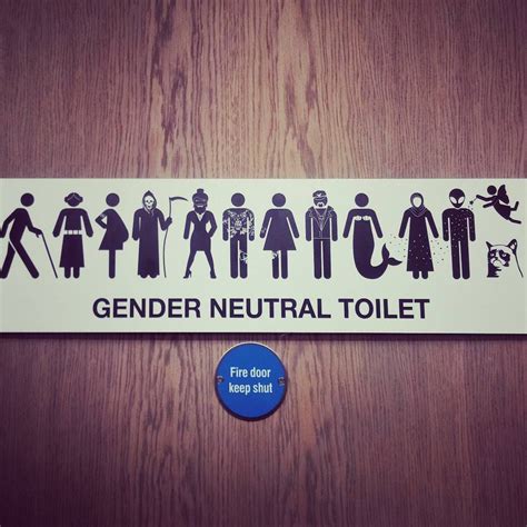 The Best Gender Neutral Toilet Sign This One Pretty Much Covers All