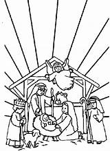 Kleurplaten Bijbel Manger Nativity Kerstverhaal Zo Children Kerst sketch template