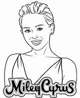 Kolorowanki Cyrus Miley Kolorowanka Piosenkarze Ariana Druku Gwiazdami Presley Marylin Monroe Shakira Szkice Odwiedź sketch template