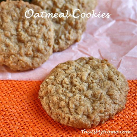 brown sugar oatmeal cookies recipes food  cooking