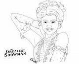 Showman Greatest Coloring Pages Zendaya Wheeler Anne Printable sketch template