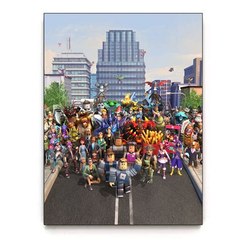 roblox themed poster print game xbox playstation pc etsy