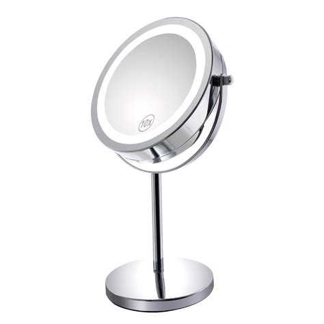 gospire  magnified lighted makeup mirror double sided  magnifying mirror  ebay