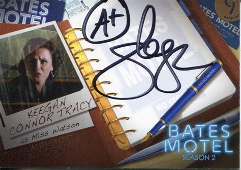 Bates Motel Season 2 Autograph Card Akc1 Keegan Connor