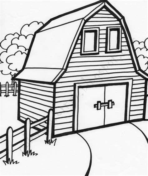 printable barn coloring pages printable word searches