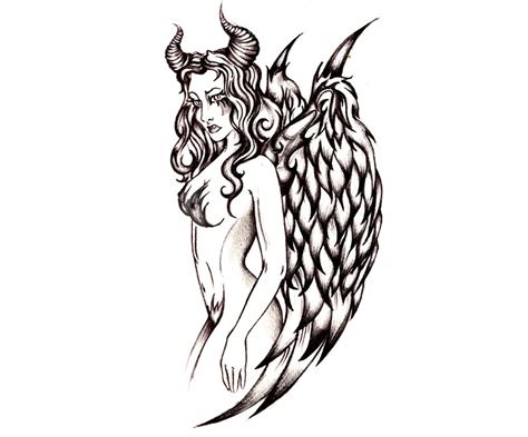 Top 108 Demon Girl Tattoo Designs