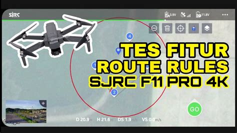 drone gimbal terbaik  gunakan fitur route rules  point sjrc  pro  youtube