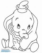 Dumbo Disneys Disneyclips Kleurplaat Dombo Birijus Concernant Babyelephant Zeichnung Jumbo Tiernos Arouisse Animados Primanyc Stampare Elefante sketch template