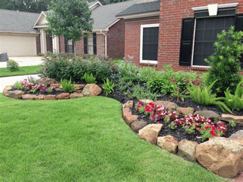 simple cheap  easy landscaping design ideas