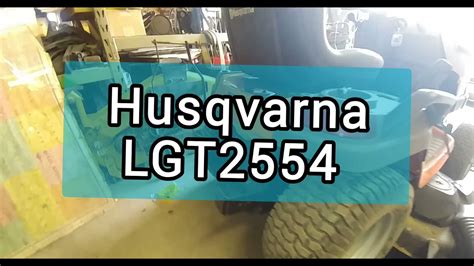 Husqvarna Lgt2554 Engine Removal Youtube