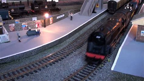 oo gauge hornby model railway railroad train set youtube