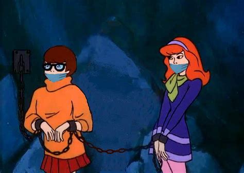 Velma And Daphne Bound And Gagged 2 By Pervertedbadger On Deviantart