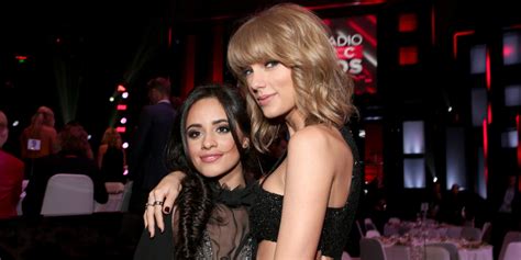 watch taylor swift and camila cabello totally fangirl after hearing