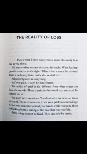 the reality of loss heres what i most want you to know