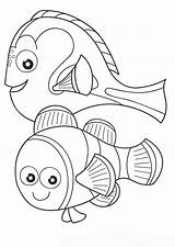 Dory Nemo Gdzie Kolorowanki Dzieci Bestcoloringpagesforkids sketch template