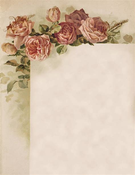 frame letter  roses instant digital  image printable love