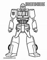 Coloring Transformers Ironhide Yescoloring Pages Colouring Tenacious sketch template