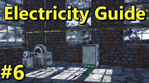 electricity guide ark extinction dlc  youtube