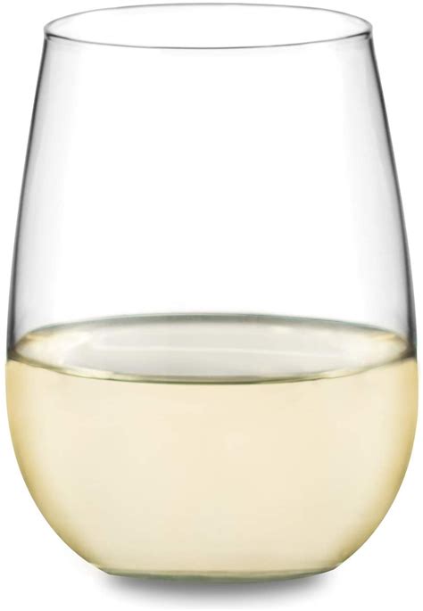 Libbey Vina Stemless White Wine Glasses Set Of 4 Kitchen