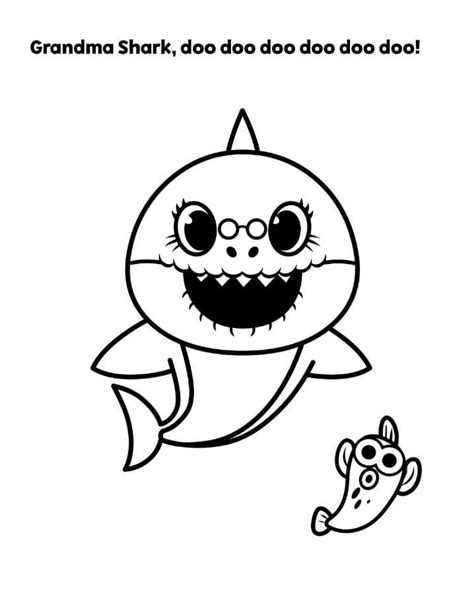 top  printable baby shark coloring pages  coloring pages