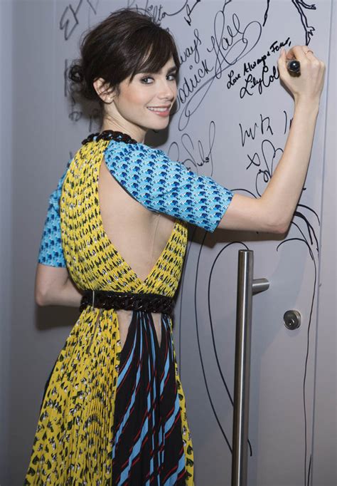 lily collins in yellow and blue lainey gossip lifestyle