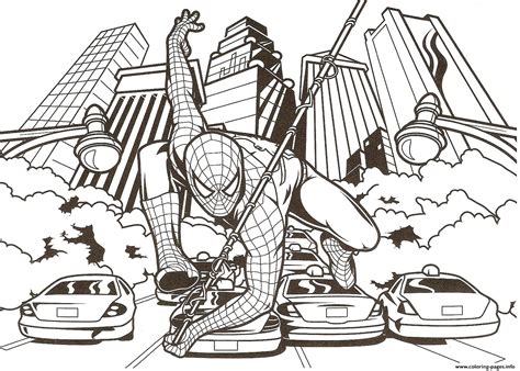 amazing spiderman sdb coloring pages printable