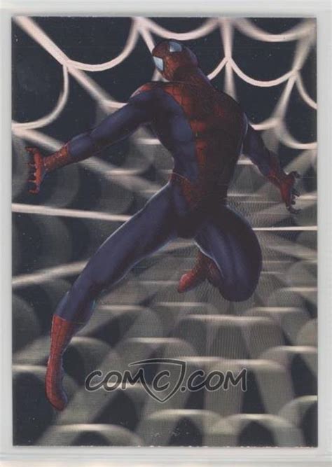 2002 topps spider man the movie spidey holograms h4 spiderman spread eagle