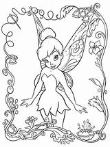 Coloring Pages Tinkerbell Halloween Popular sketch template